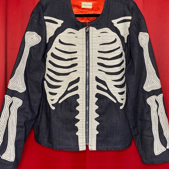 COPY - Kapital Kountry 12oz Denim Bones Crosby Jacket Indigo XL/5 - Picture 5 of 11